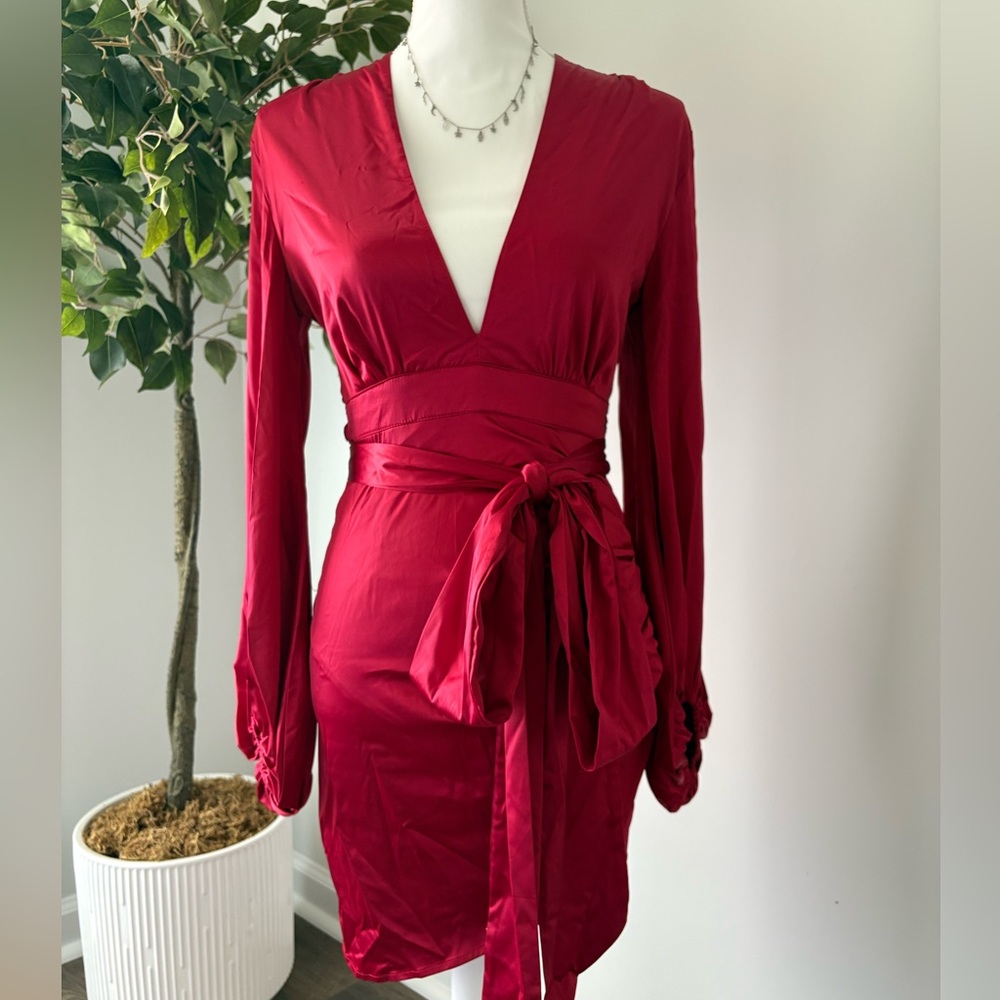 Milan Satin Mini Dress